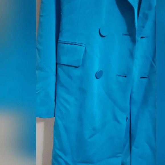 7 For all mankind blue tuxedo long blazer. Size medium NWT - Picture 10 of 10